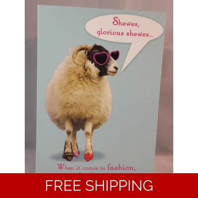 BIRTHDAY CARD * SHEWES GLORIOUS SHEWES BIRTHDAY CARD * SHEWES GLORIOUS SHEWES